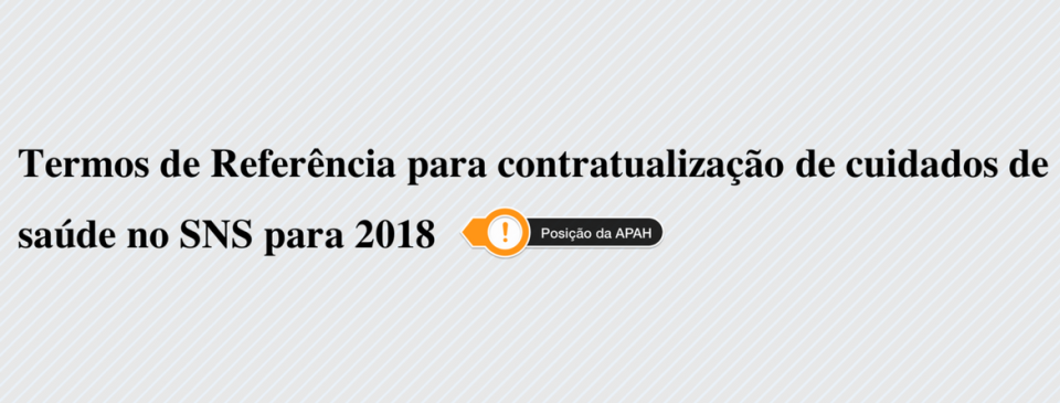 Contratualização de Cuidados de Saúde 2018