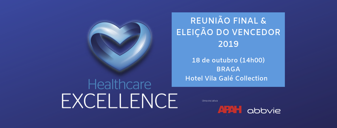Prémio Healthcare Excellence - Reunião Final 2019